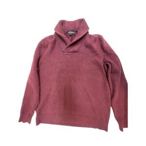 Banana Republic red pullover sweater Men's size Large‎